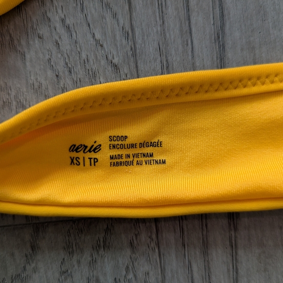 Aerie wrap halter bikini top XS - Picture 2 of 3